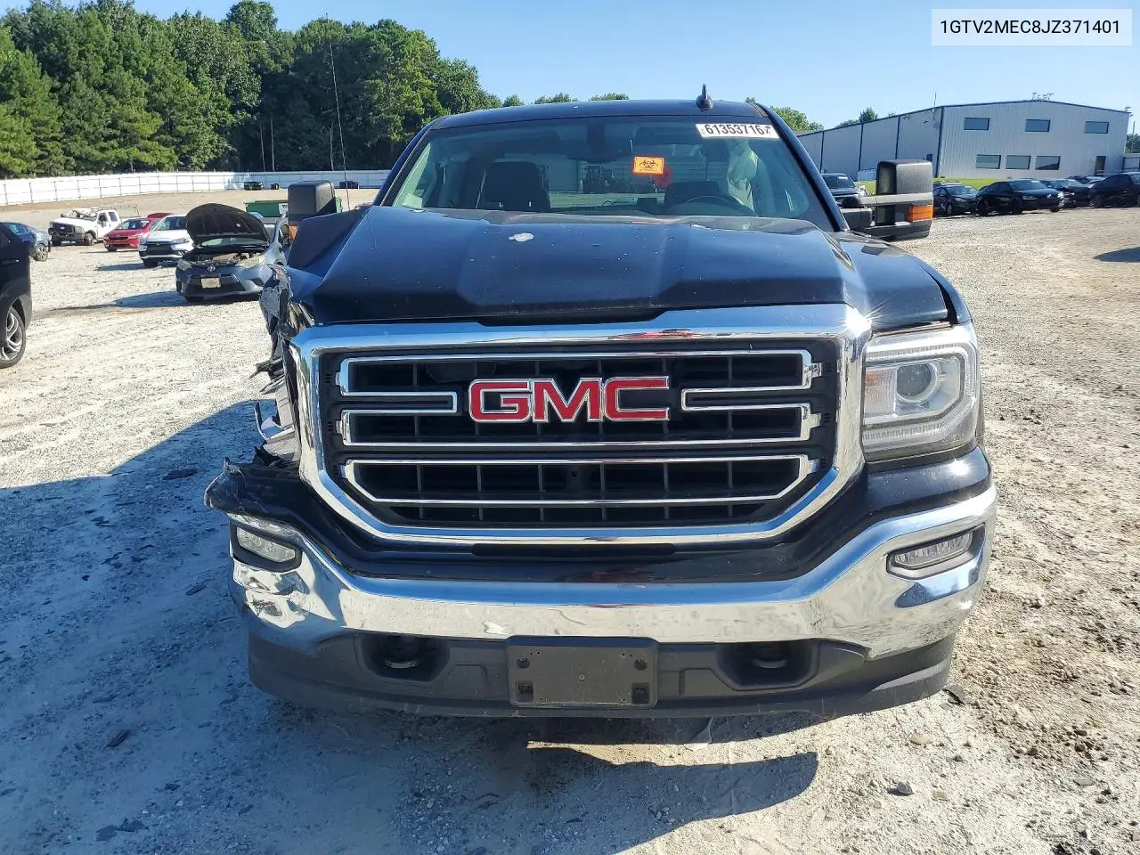2018 GMC Sierra K1500 Sle VIN: 1GTV2MEC8JZ371401 Lot: 61353716
