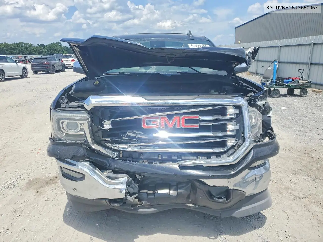 2018 GMC Sierra K1500 Slt VIN: 3GTU2NEC6JG550067 Lot: 61429216