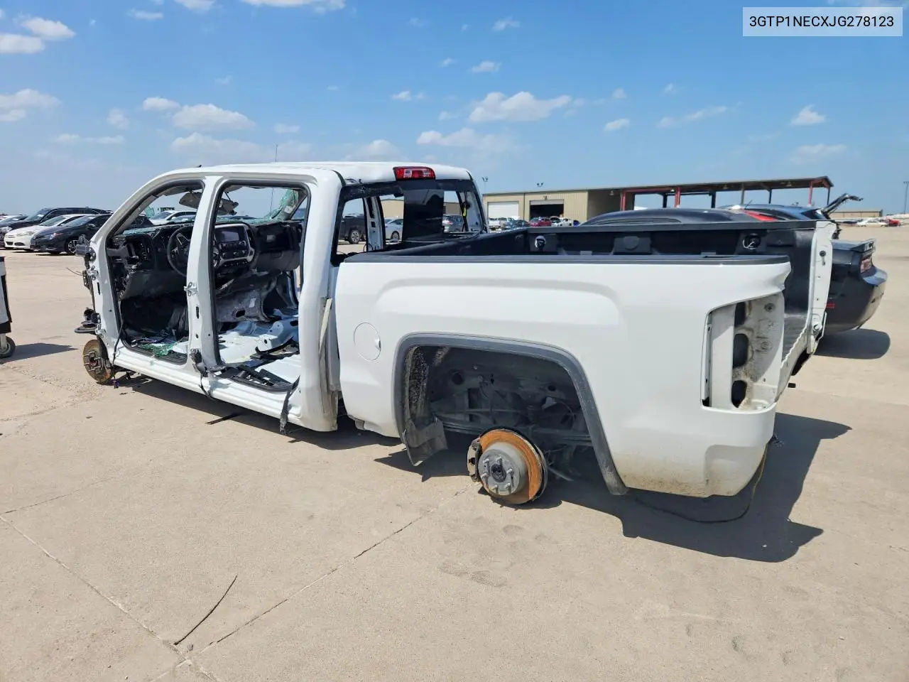 2018 GMC Sierra C1500 Slt VIN: 3GTP1NECXJG278123 Lot: 61793766