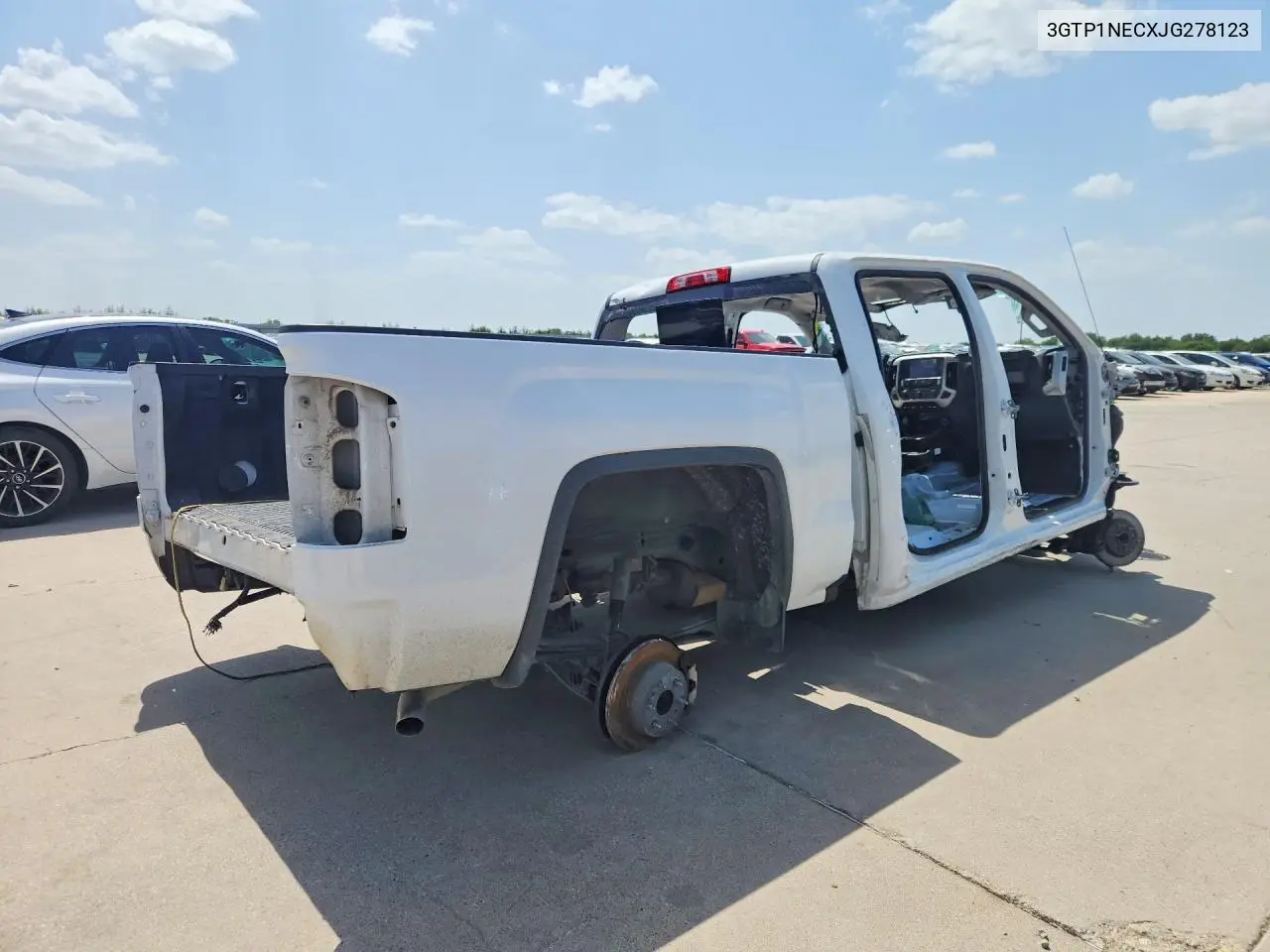 2018 GMC Sierra C1500 Slt VIN: 3GTP1NECXJG278123 Lot: 61793766
