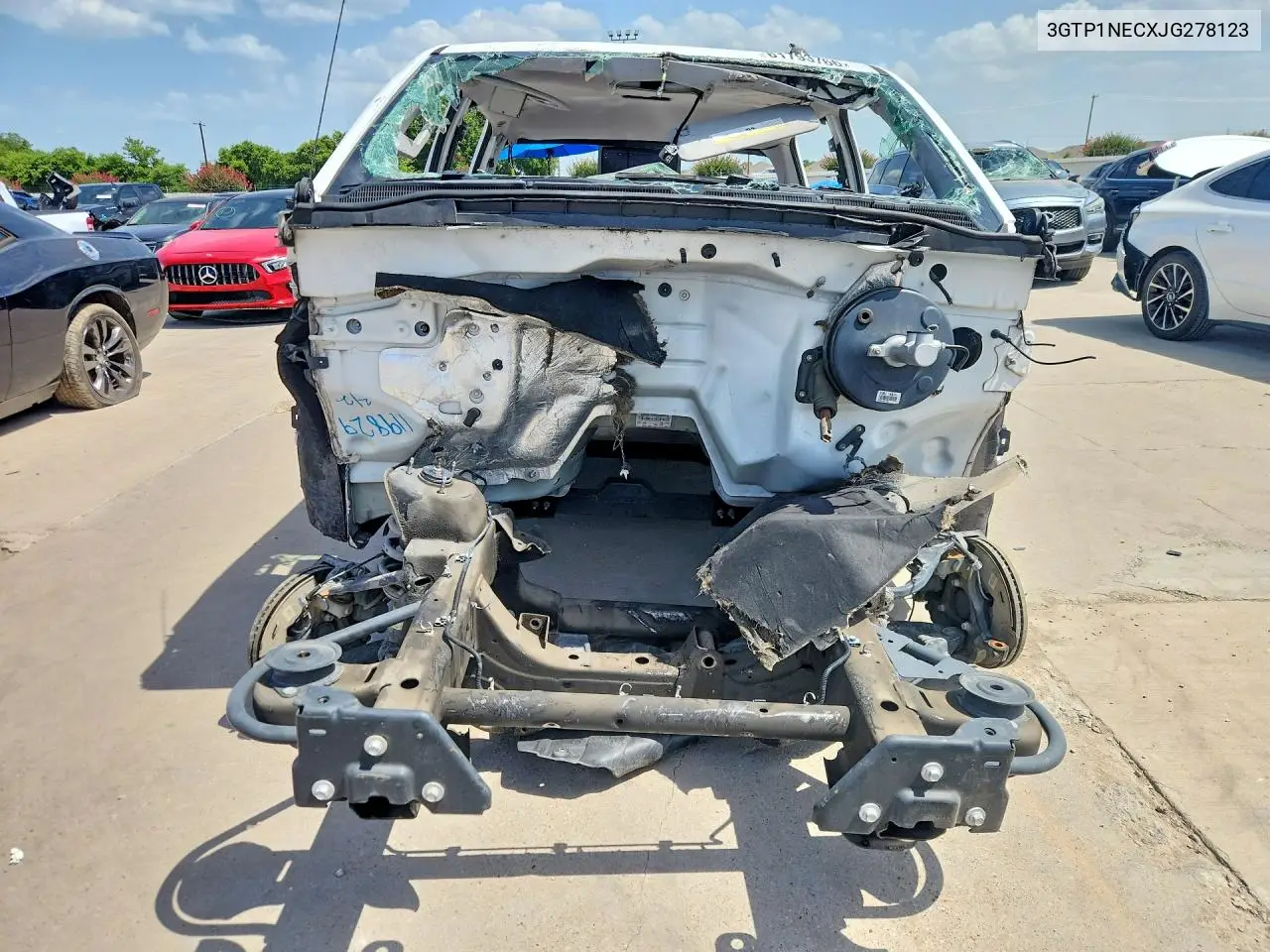 2018 GMC Sierra C1500 Slt VIN: 3GTP1NECXJG278123 Lot: 61793766