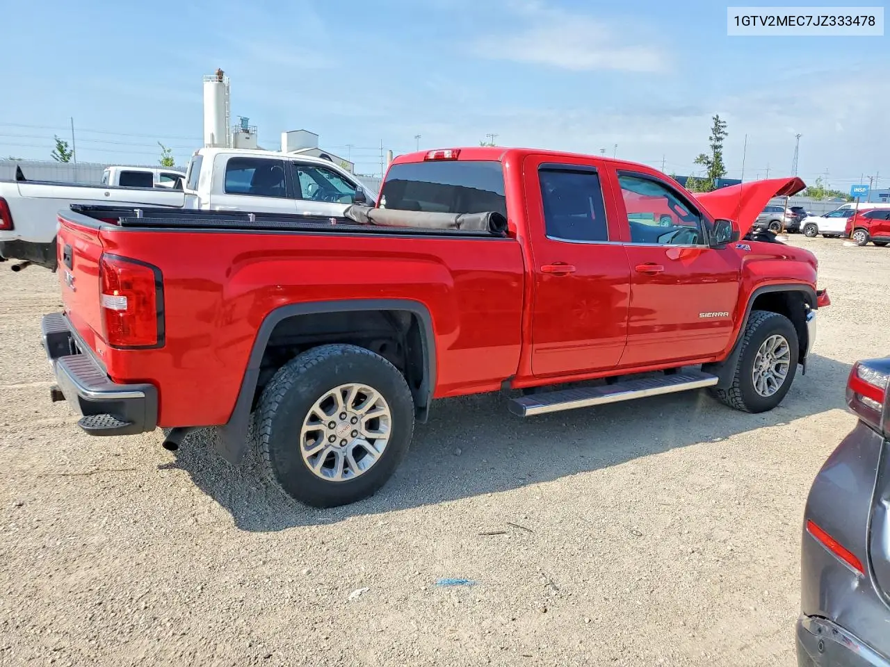 2018 GMC Sierra K1500 Sle VIN: 1GTV2MEC7JZ333478 Lot: 61949676