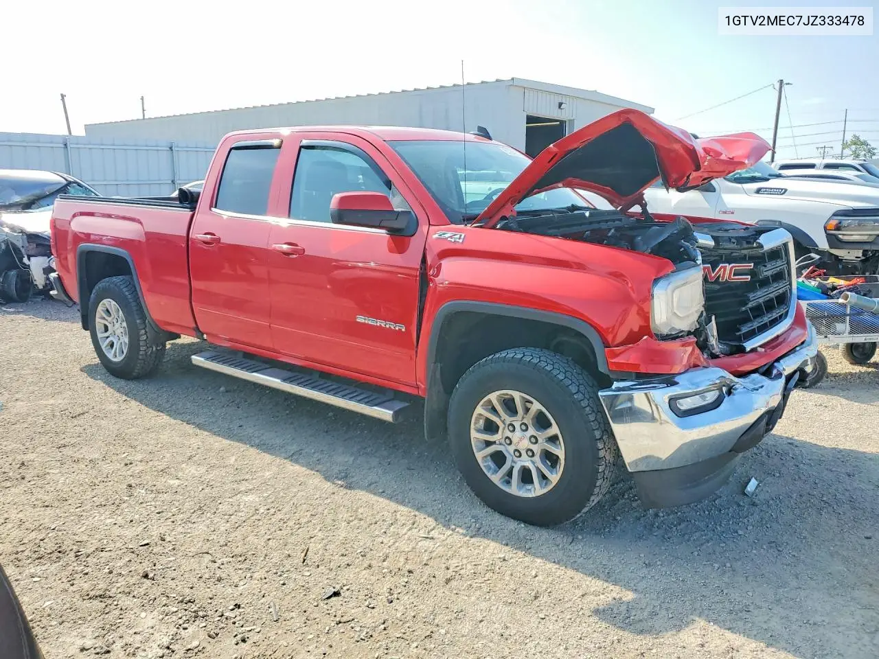 2018 GMC Sierra K1500 Sle VIN: 1GTV2MEC7JZ333478 Lot: 61949676