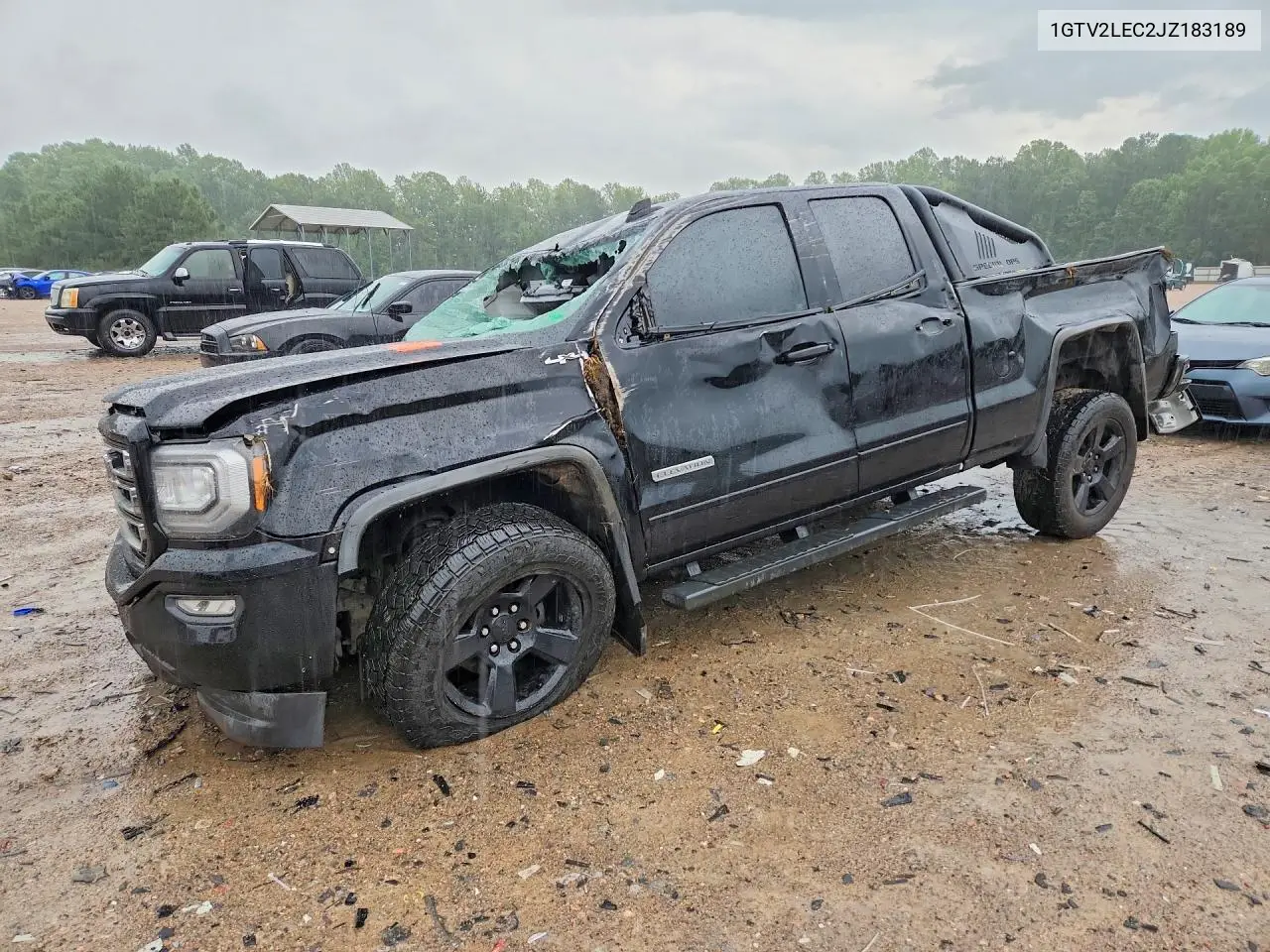 2018 GMC Sierra K1500 VIN: 1GTV2LEC2JZ183189 Lot: 61962036
