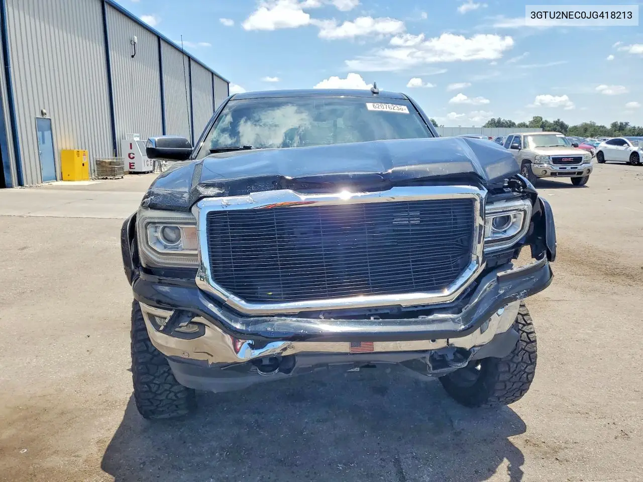 2018 GMC Sierra K1500 Slt VIN: 3GTU2NEC0JG418213 Lot: 62076236