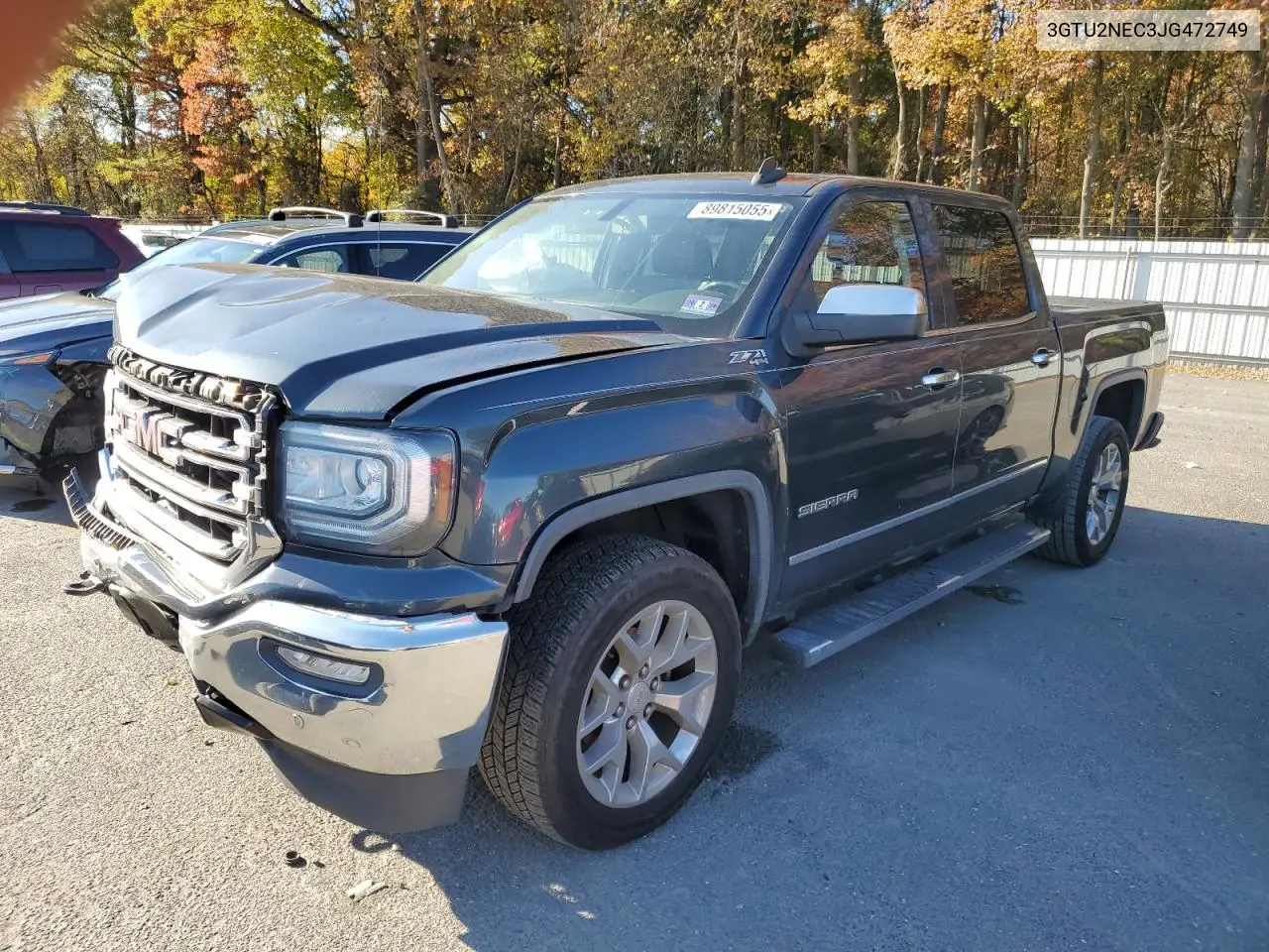 3GTU2NEC3JG472749 2018 GMC Sierra K1500 Slt