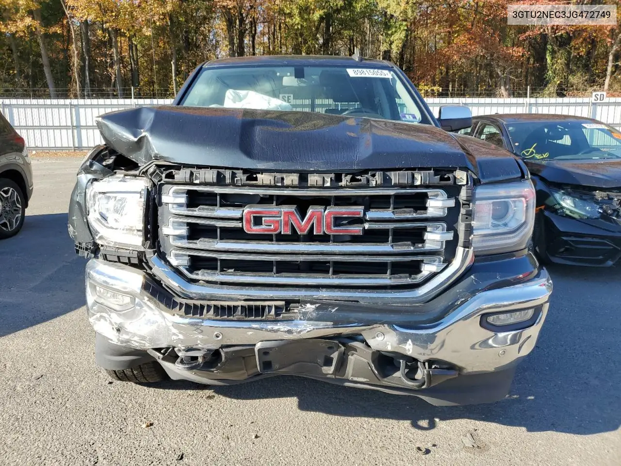 3GTU2NEC3JG472749 2018 GMC Sierra K1500 Slt