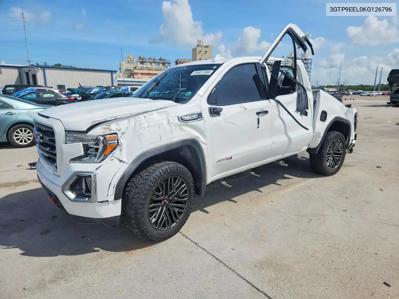 2019 GMC Sierra K1500 At4 VIN: 3GTP9EEL0KG126796 Lot: 55457366