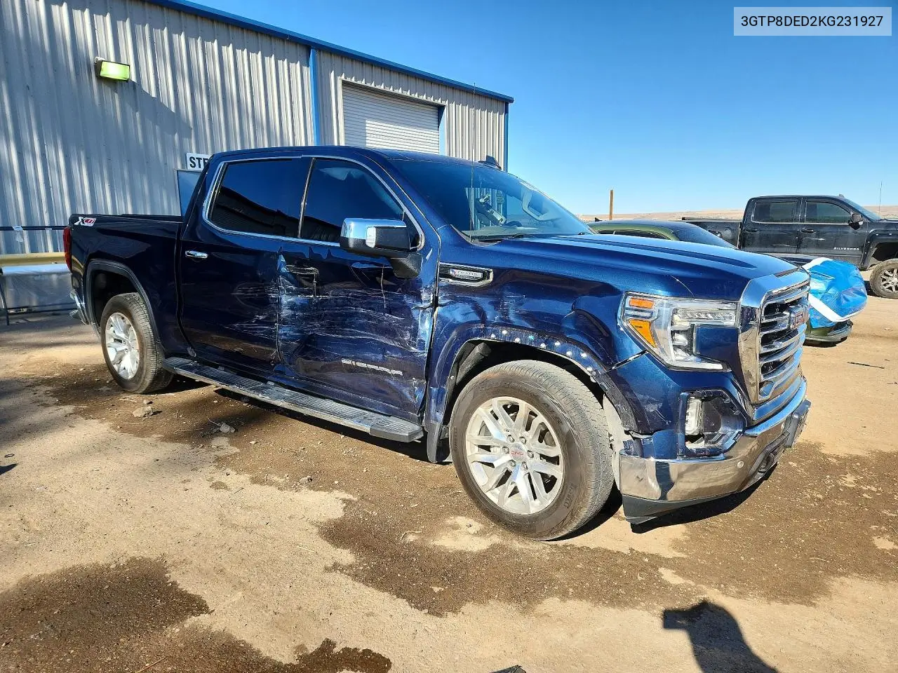 2019 GMC Sierra C1500 Slt VIN: 3GTP8DED2KG231927 Lot: 56434166