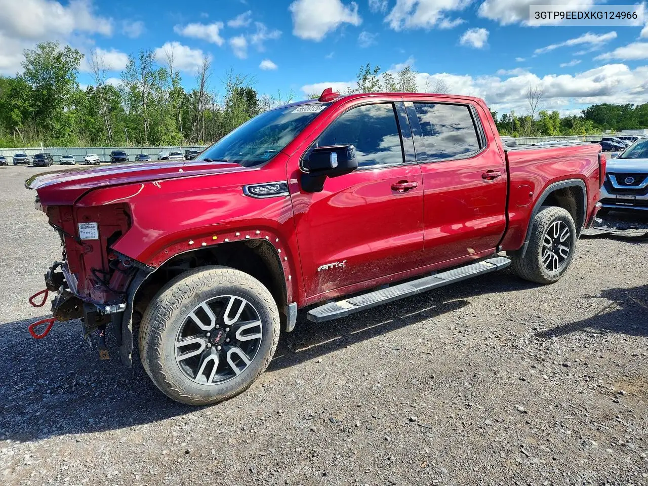 2019 GMC Sierra K1500 At4 VIN: 3GTP9EEDXKG124966 Lot: 56930126