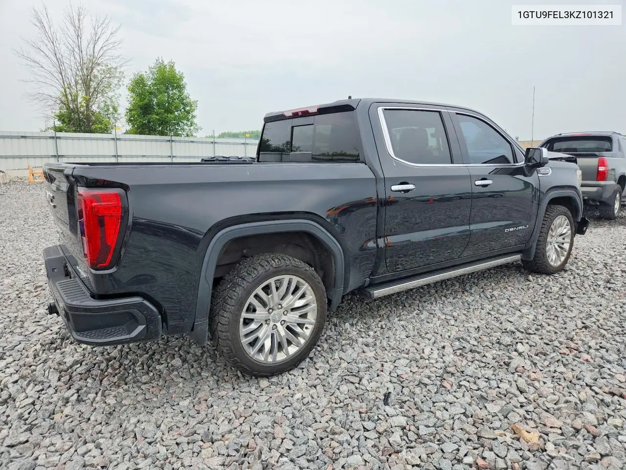 2019 GMC Sierra K1500 Denali VIN: 1GTU9FEL3KZ101321 Lot: 61838856