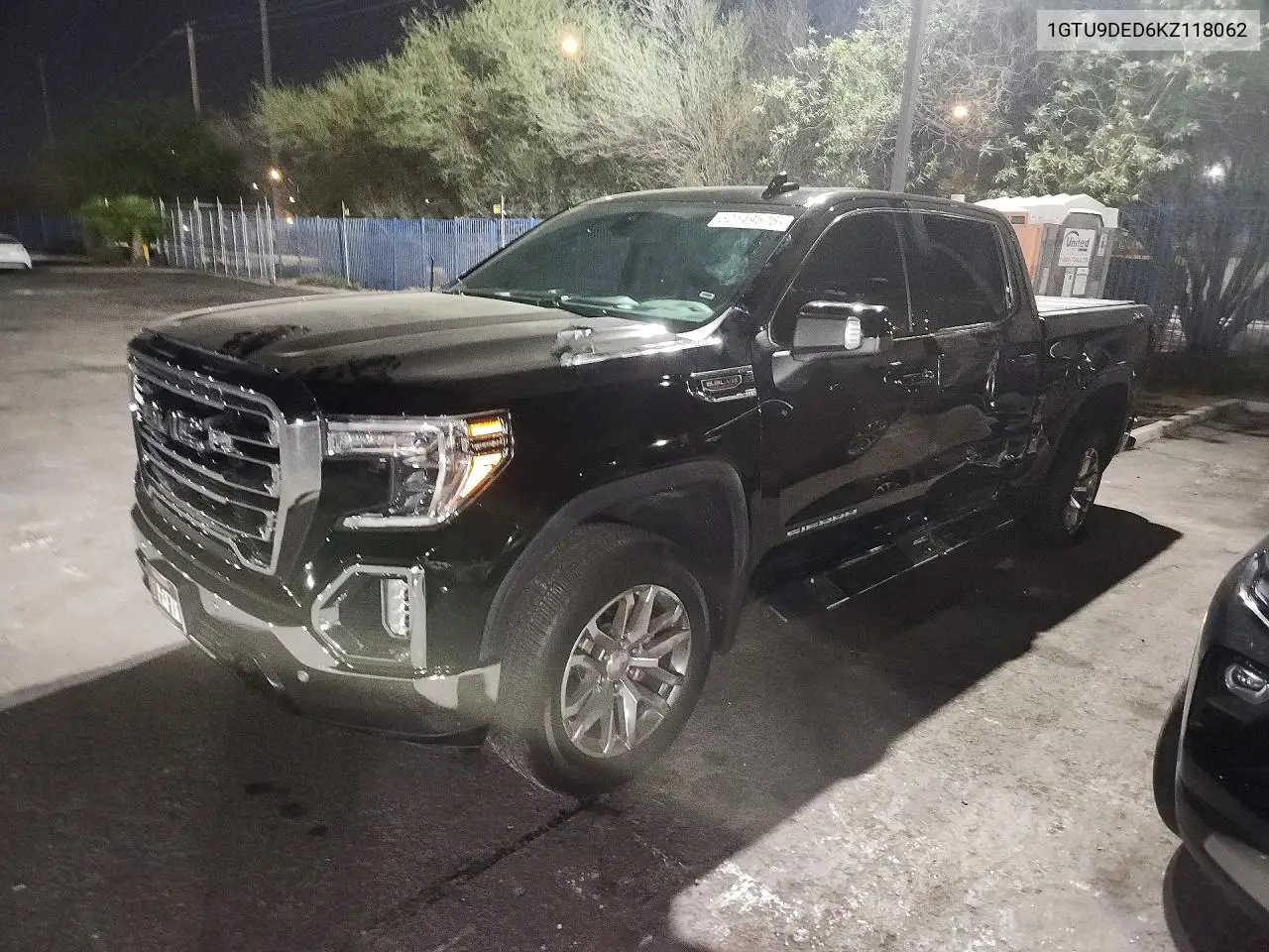2019 GMC Sierra K1500 Slt VIN: 1GTU9DED6KZ118062 Lot: 62149576