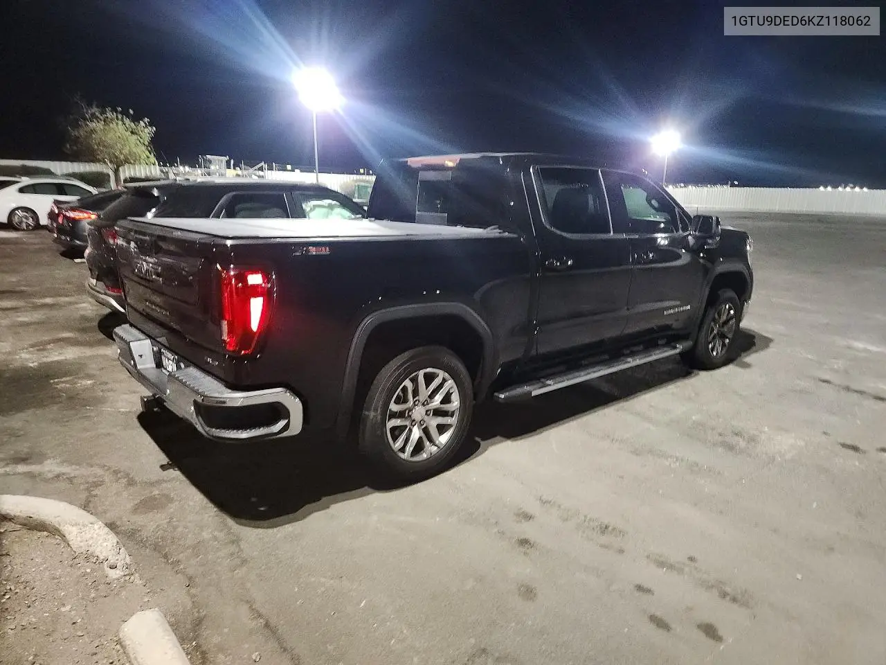 2019 GMC Sierra K1500 Slt VIN: 1GTU9DED6KZ118062 Lot: 62149576