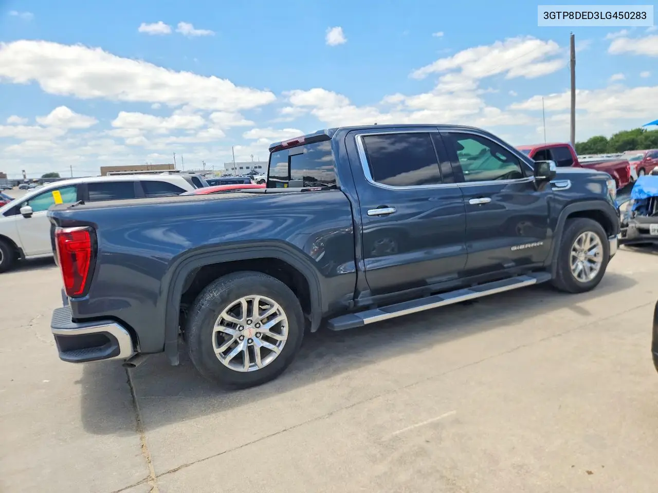 2020 GMC Sierra VIN: 3GTP8DED3LG450283 Lot: 54676556
