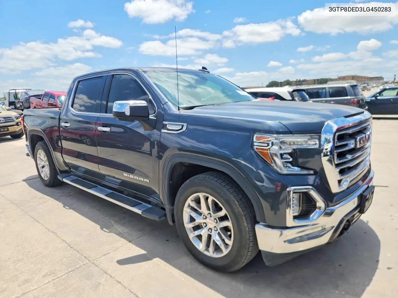 2020 GMC Sierra VIN: 3GTP8DED3LG450283 Lot: 54676556