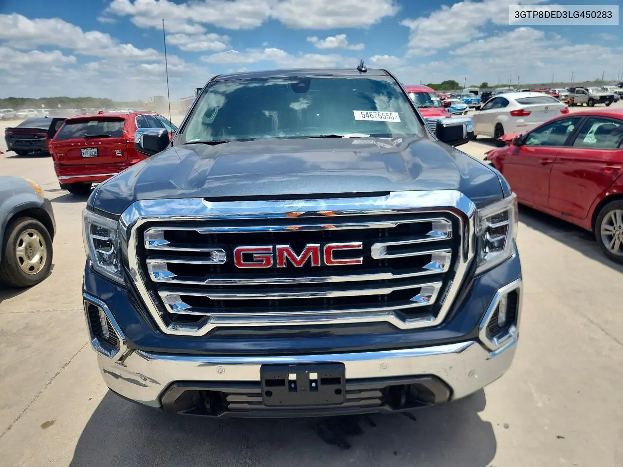 2020 GMC Sierra VIN: 3GTP8DED3LG450283 Lot: 54676556