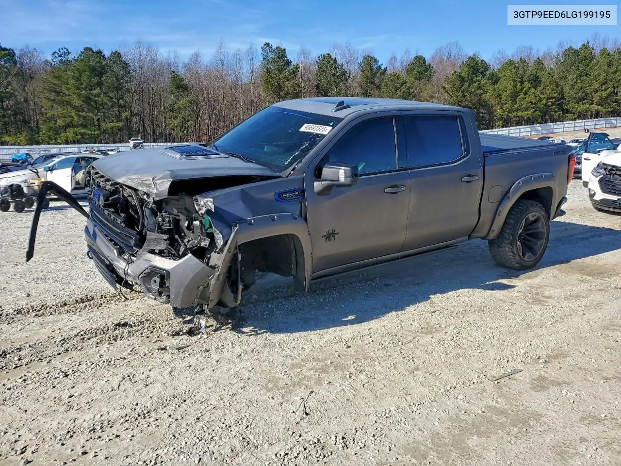 3GTP9EED6LG199195 2020 GMC Sierra 1500 4Wd Short Box At4