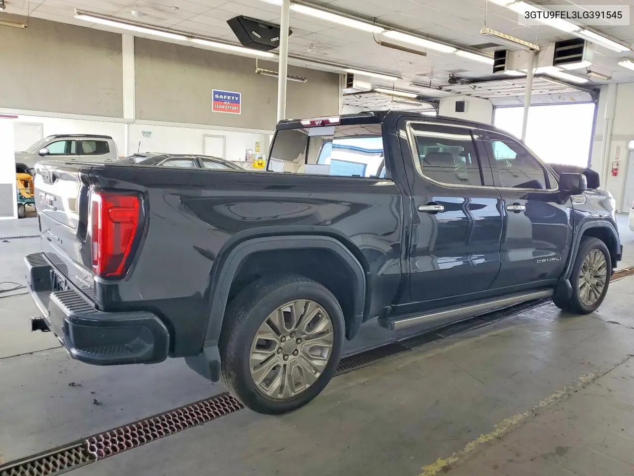 2020 GMC Sierra K1500 Denali VIN: 3GTU9FEL3LG391545 Lot: 59651516