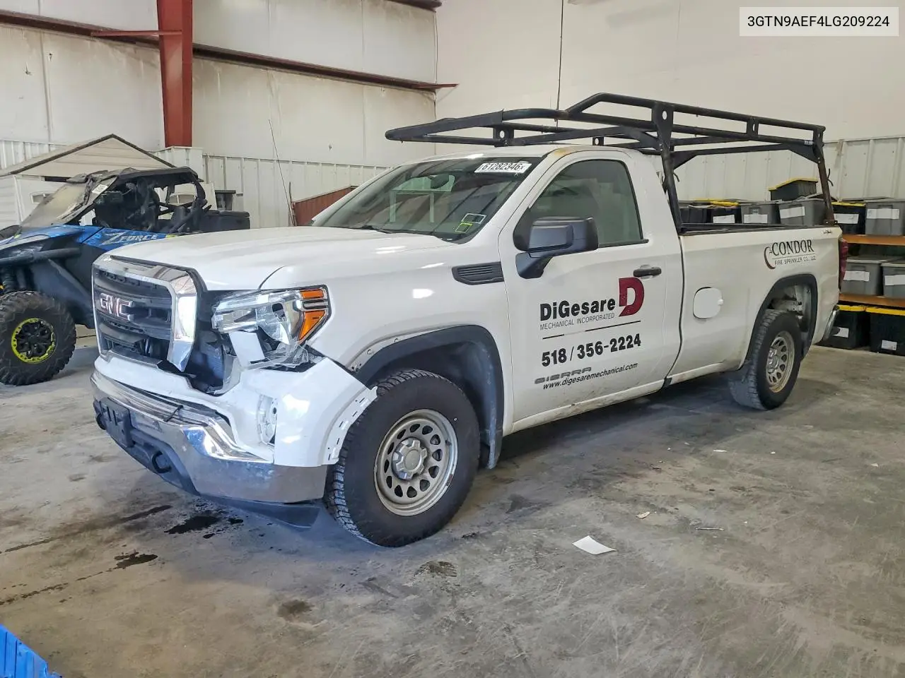 2020 GMC Sierra K1500 VIN: 3GTN9AEF4LG209224 Lot: 61282346