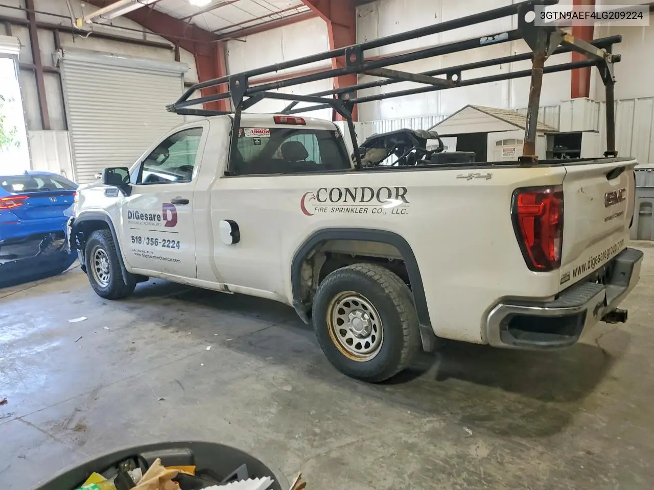 2020 GMC Sierra K1500 VIN: 3GTN9AEF4LG209224 Lot: 61282346