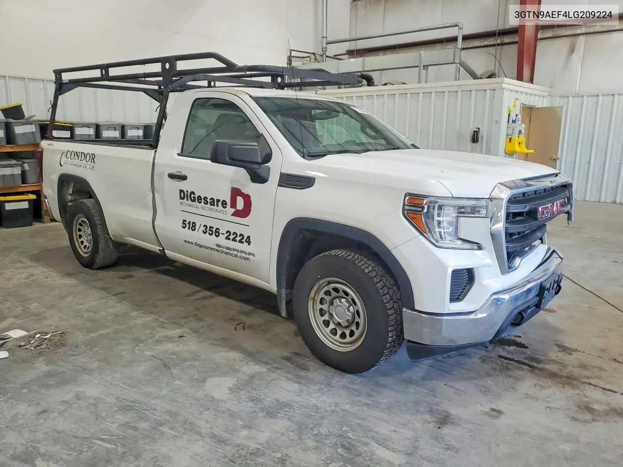 2020 GMC Sierra K1500 VIN: 3GTN9AEF4LG209224 Lot: 61282346