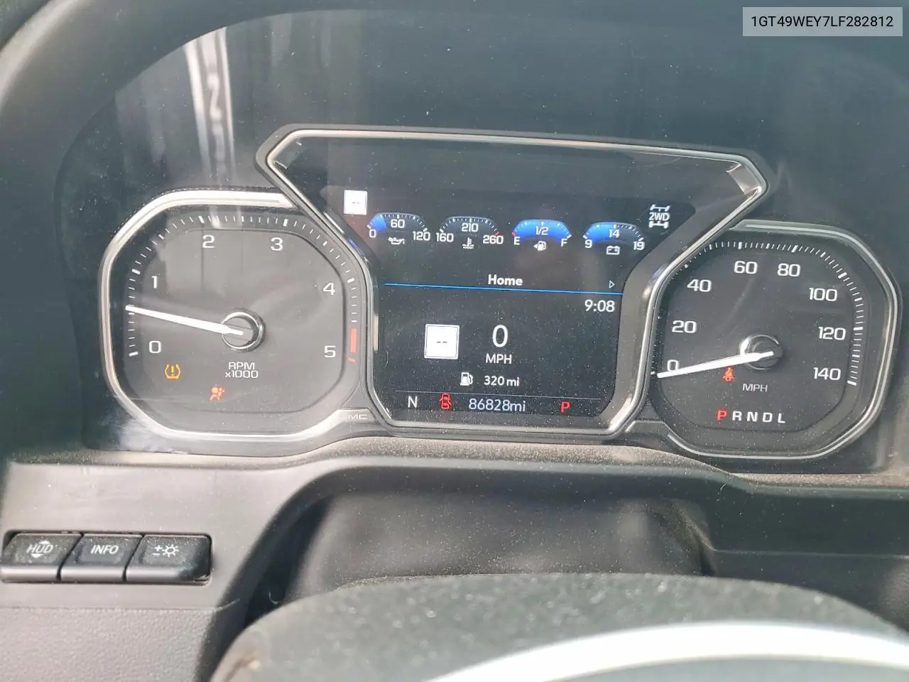 2020 GMC Sierra K3500 Denali VIN: 1GT49WEY7LF282812 Lot: 61548746
