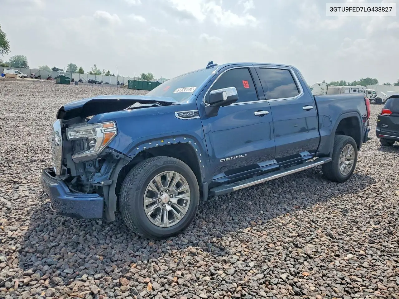 2020 GMC Sierra K1500 Denali VIN: 3GTU9FED7LG438827 Lot: 61722046