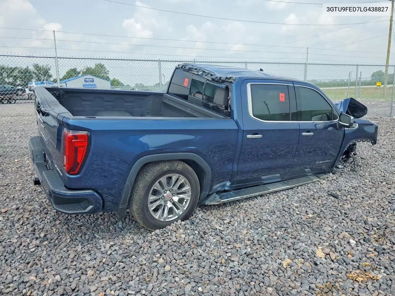 2020 GMC Sierra K1500 Denali VIN: 3GTU9FED7LG438827 Lot: 61722046