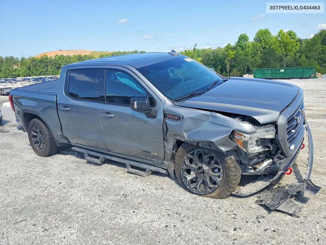 2020 GMC Sierra K1500 At4 VIN: 3GTP9EELXLG434463 Lot: 61756976