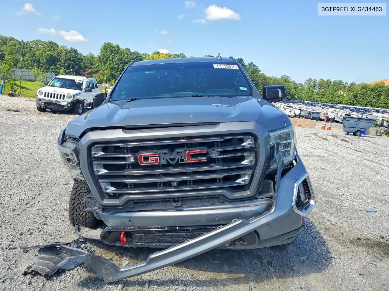 2020 GMC Sierra K1500 At4 VIN: 3GTP9EELXLG434463 Lot: 61756976