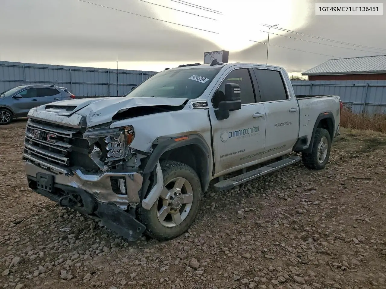 1GT49ME71LF136451 2020 GMC Sierra K2500 Sle