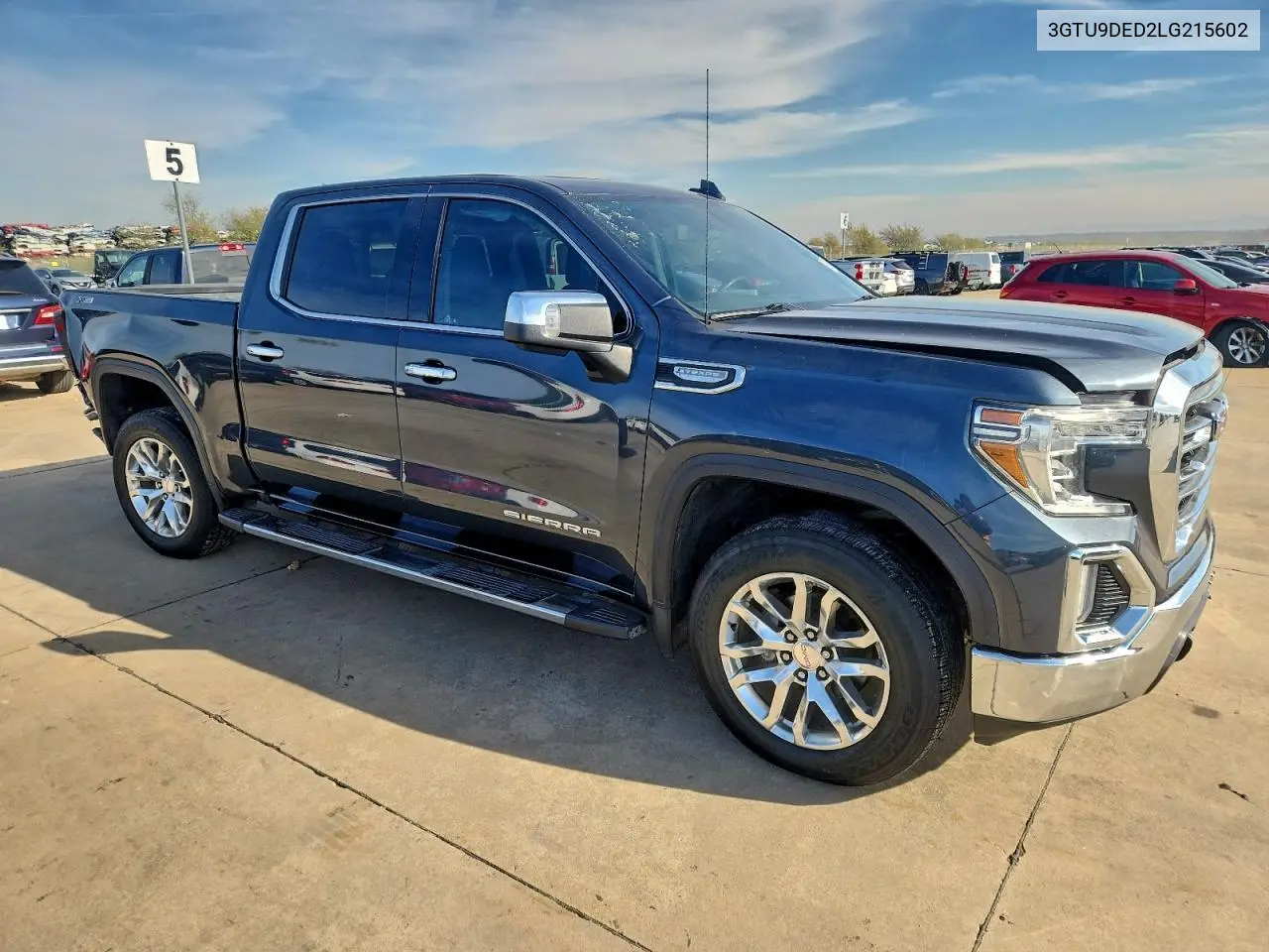3GTU9DED2LG215602 2020 GMC Sierra K1500 Slt