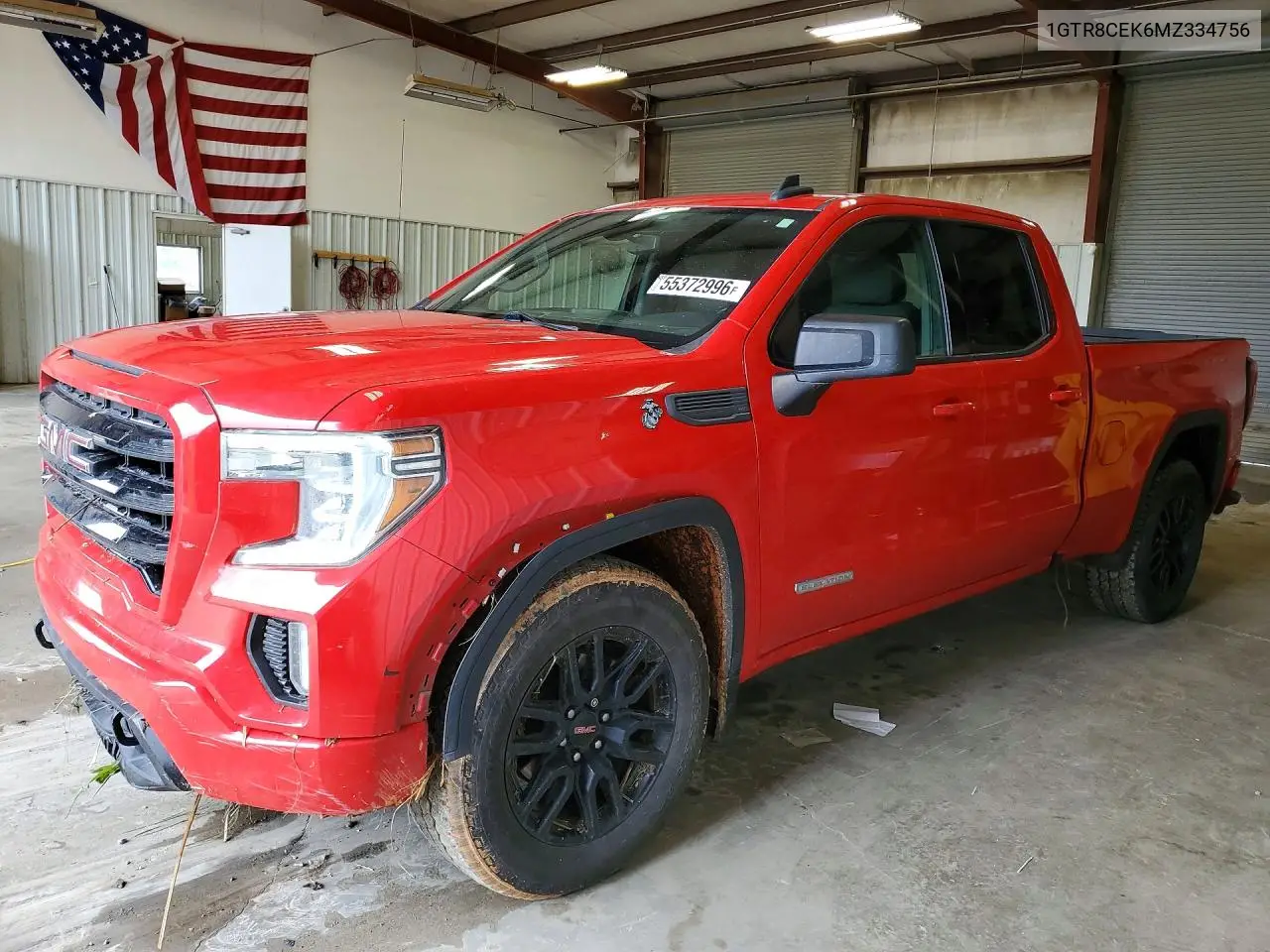 2021 GMC Sierra C1500 Elevation VIN: 1GTR8CEK6MZ334756 Lot: 55372996
