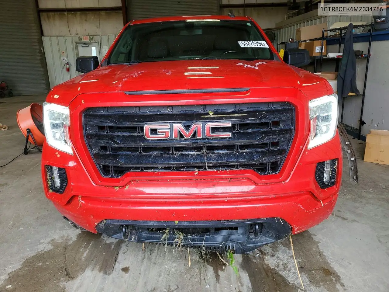 2021 GMC Sierra C1500 Elevation VIN: 1GTR8CEK6MZ334756 Lot: 55372996