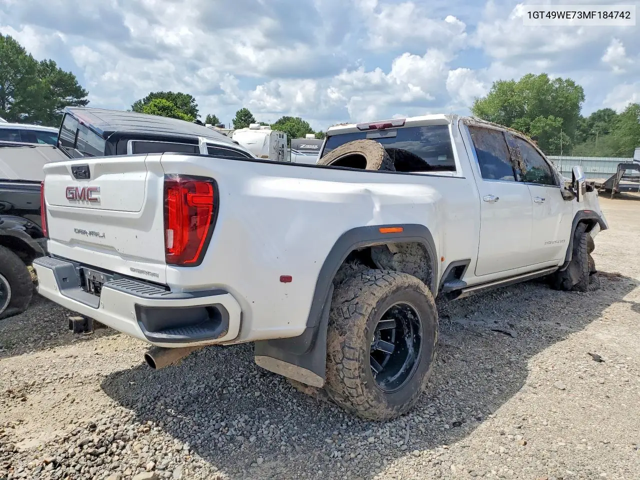2021 GMC Sierra K3500 Denali VIN: 1GT49WE73MF184742 Lot: 58126376