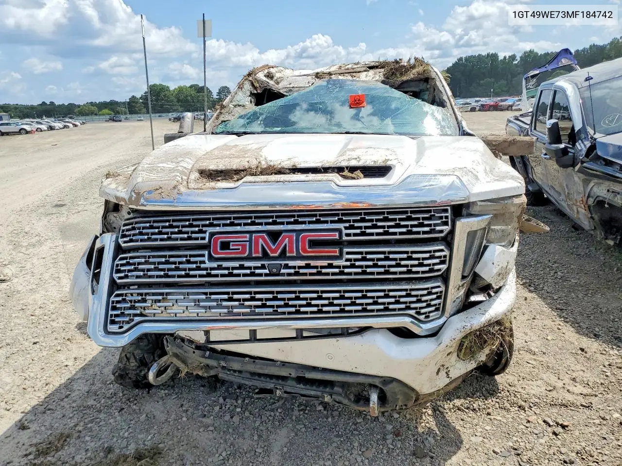 2021 GMC Sierra K3500 Denali VIN: 1GT49WE73MF184742 Lot: 58126376