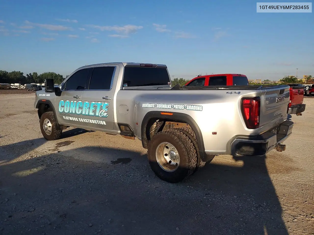 2021 GMC Sierra K3500 Slt VIN: 1GT49UEY6MF283455 Lot: 58480256