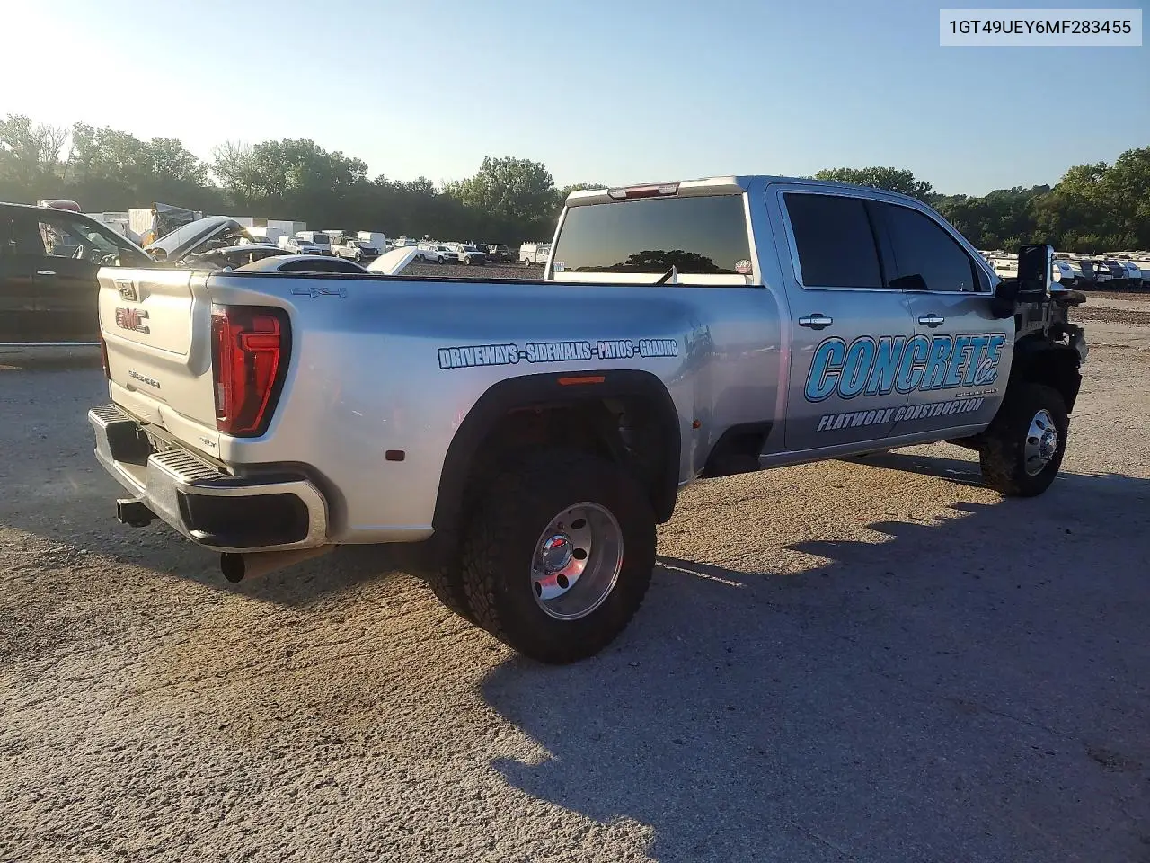 2021 GMC Sierra K3500 Slt VIN: 1GT49UEY6MF283455 Lot: 58480256