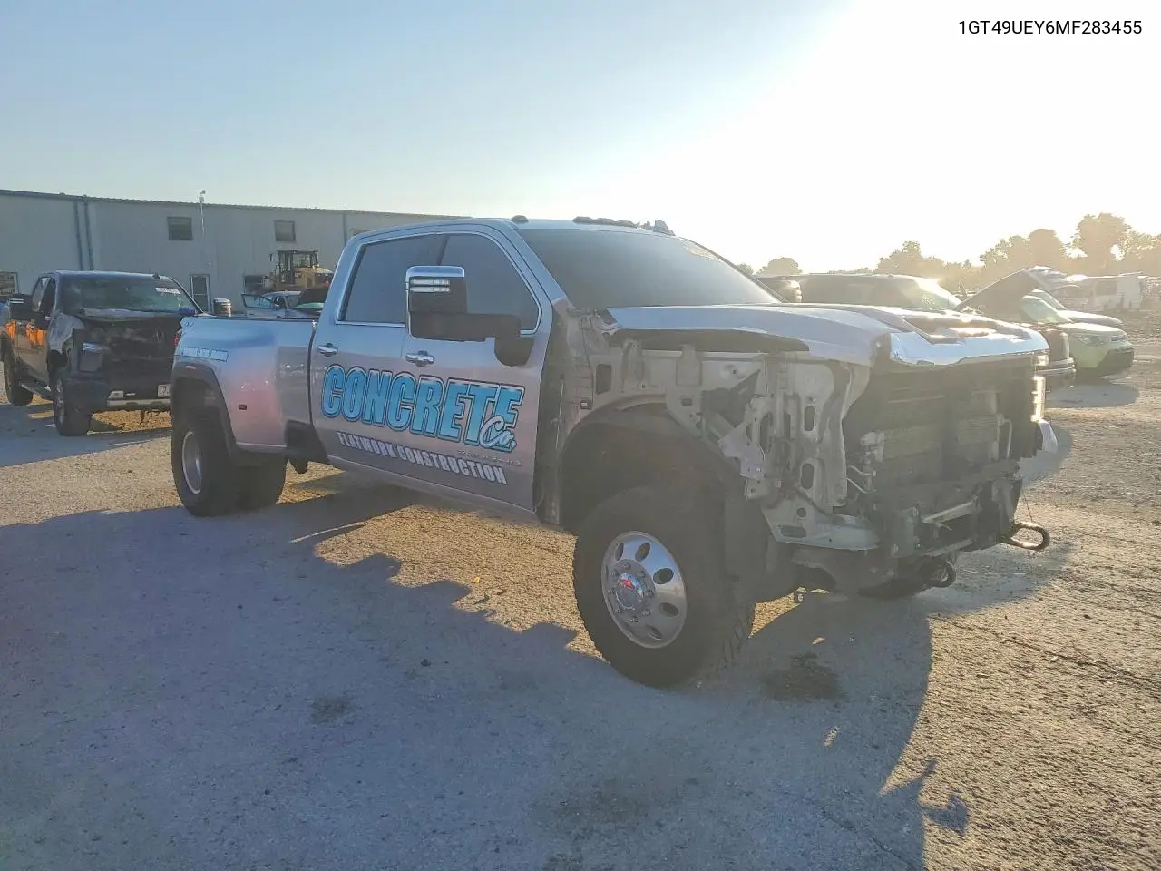 2021 GMC Sierra K3500 Slt VIN: 1GT49UEY6MF283455 Lot: 58480256
