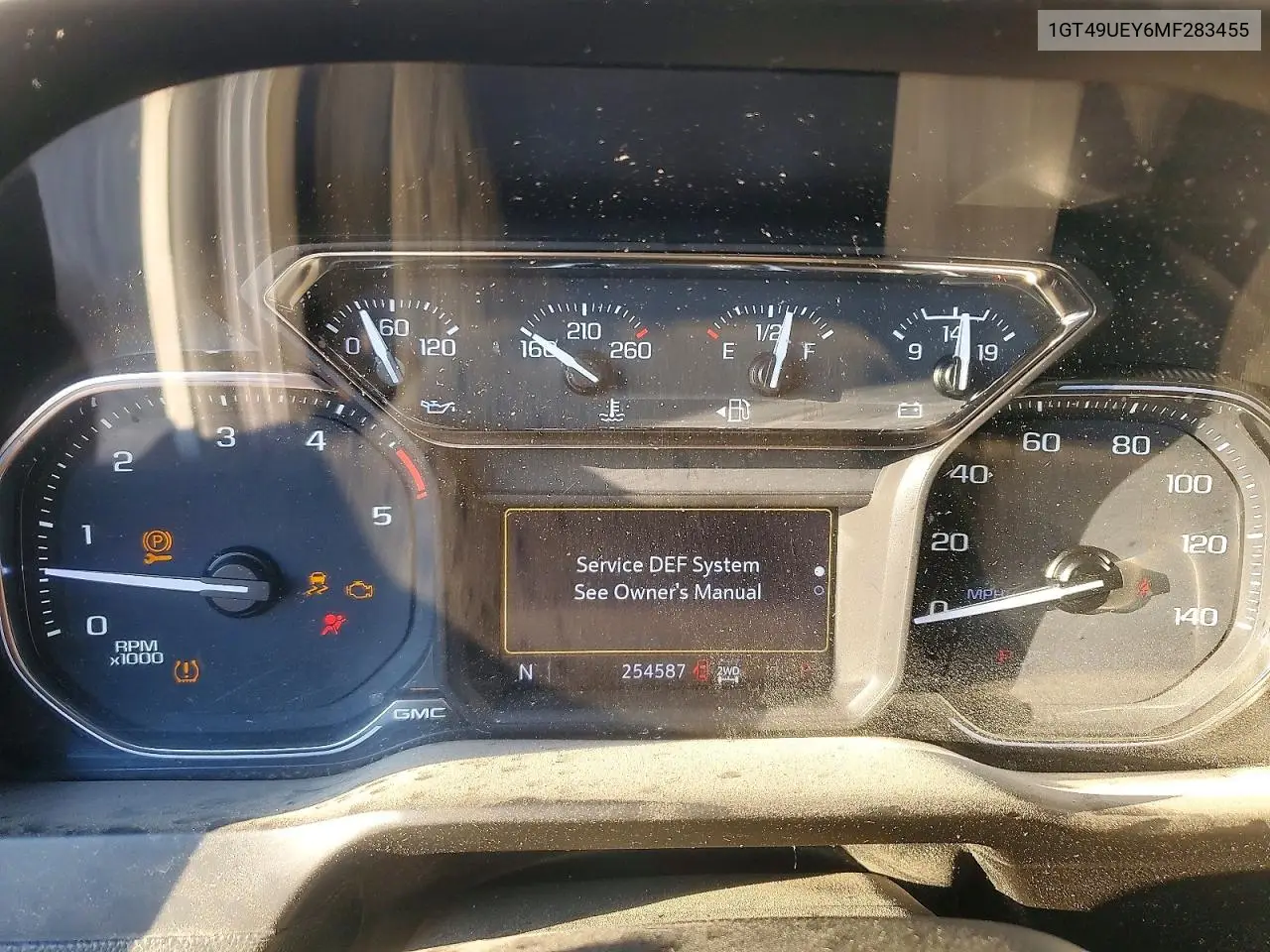 2021 GMC Sierra K3500 Slt VIN: 1GT49UEY6MF283455 Lot: 58480256