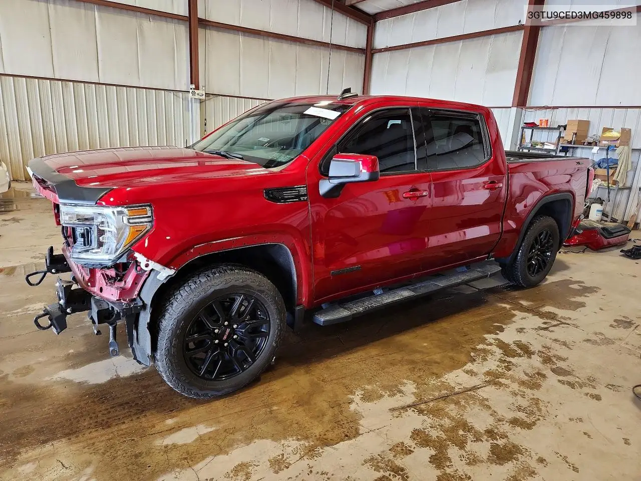 2021 GMC Sierra K1500 Elevation VIN: 3GTU9CED3MG459898 Lot: 59859476