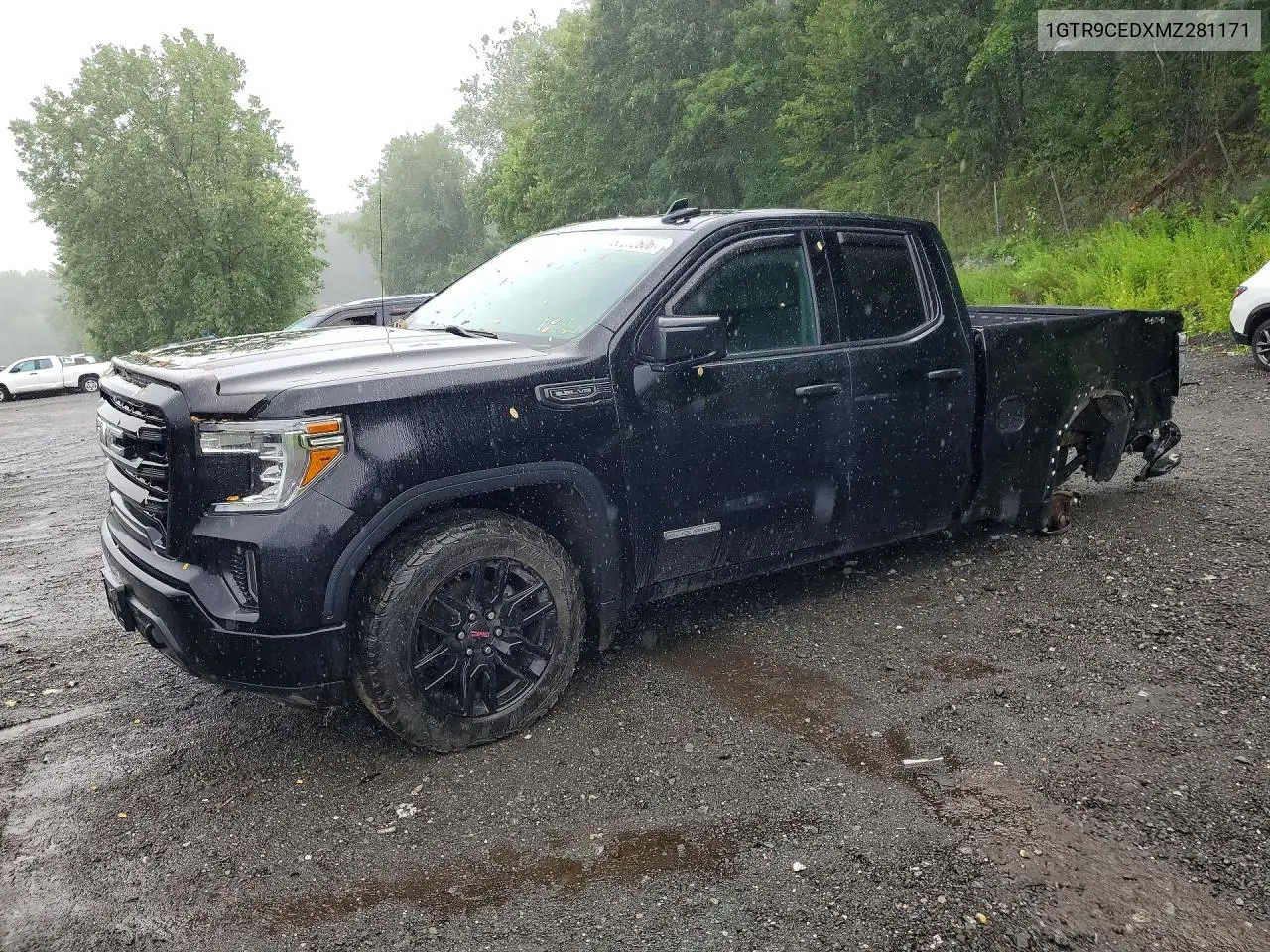 2021 GMC Sierra K1500 Elevation VIN: 1GTR9CEDXMZ281171 Lot: 60202606