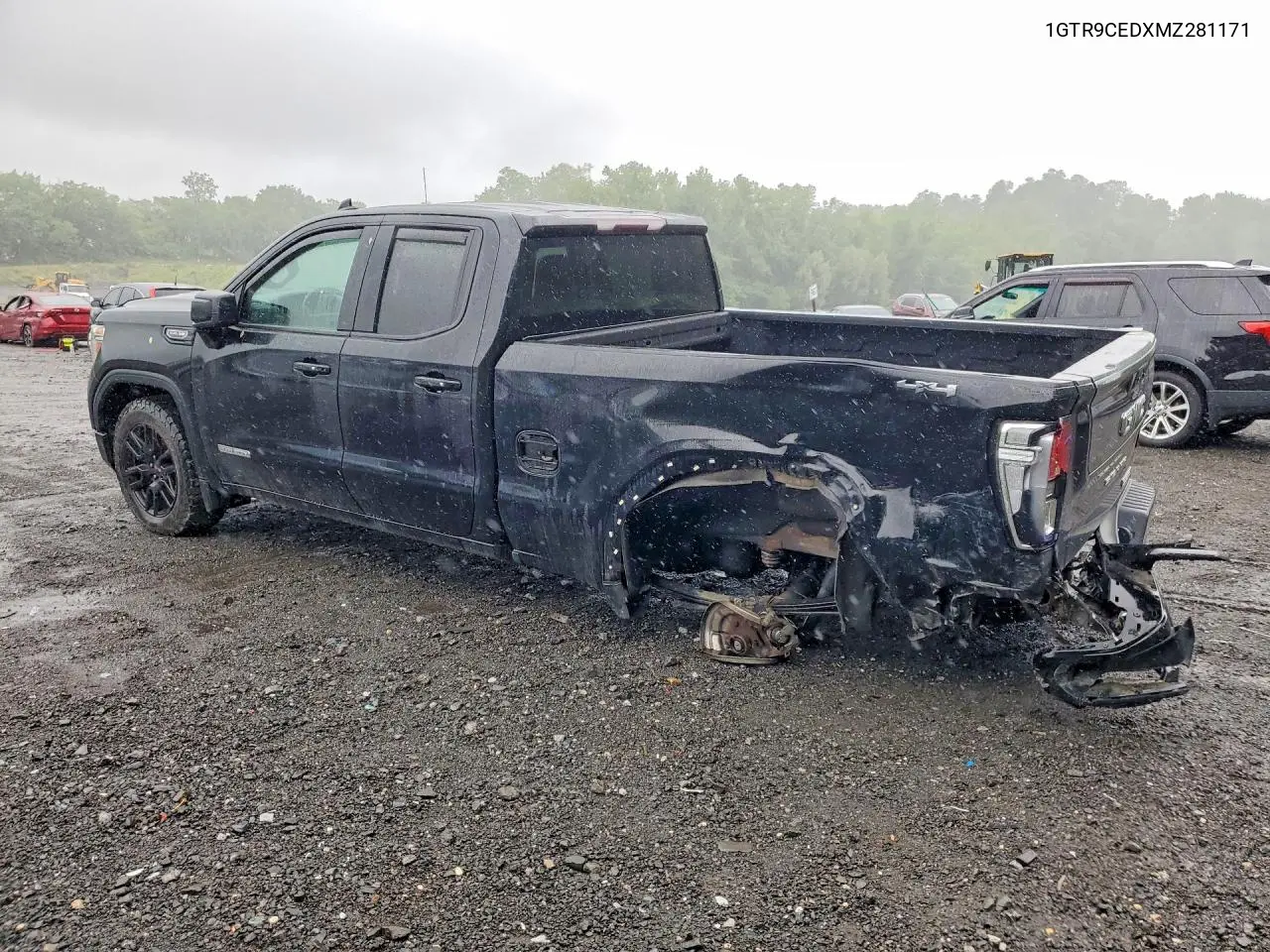 2021 GMC Sierra K1500 Elevation VIN: 1GTR9CEDXMZ281171 Lot: 60202606
