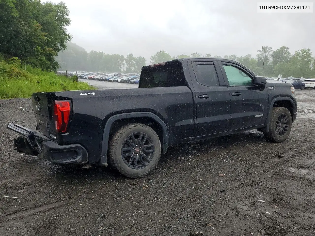 2021 GMC Sierra K1500 Elevation VIN: 1GTR9CEDXMZ281171 Lot: 60202606