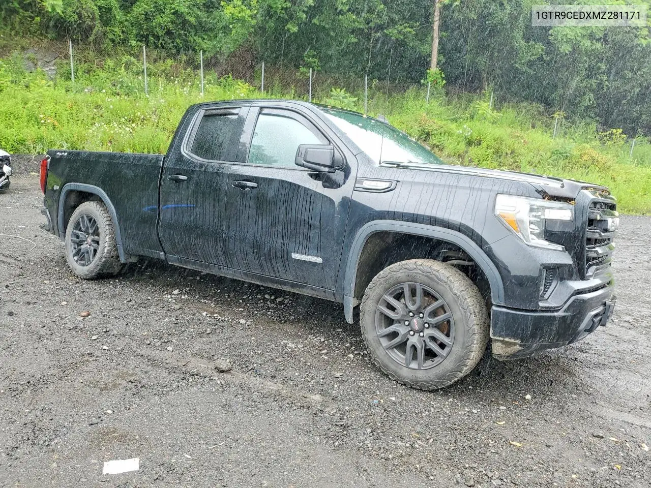 2021 GMC Sierra K1500 Elevation VIN: 1GTR9CEDXMZ281171 Lot: 60202606