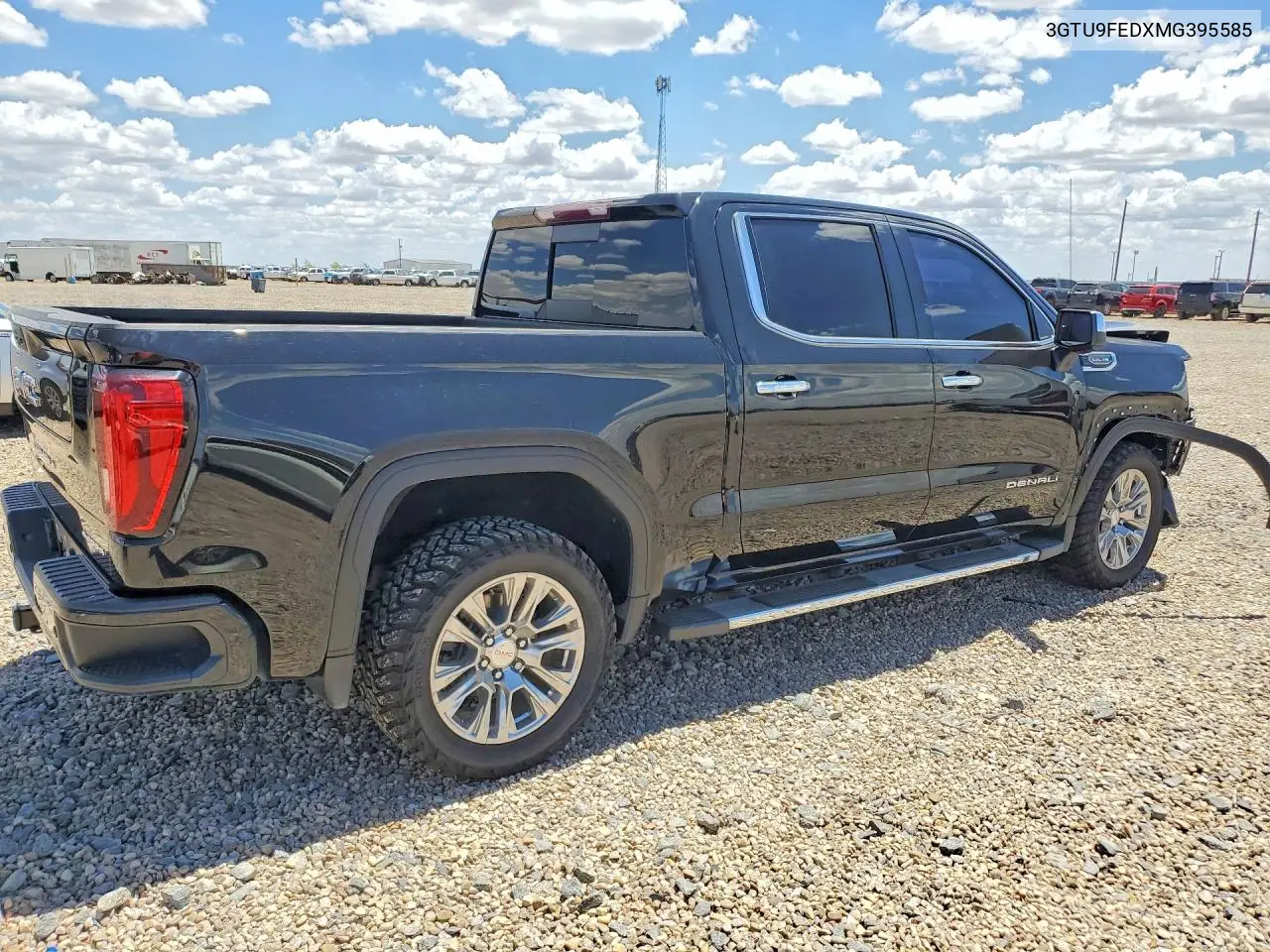 2021 GMC Sierra K1500 Denali VIN: 3GTU9FEDXMG395585 Lot: 60717406