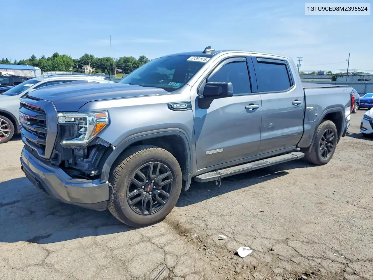 2021 GMC Sierra K1500 Elevation VIN: 1GTU9CED8MZ396524 Lot: 61391976