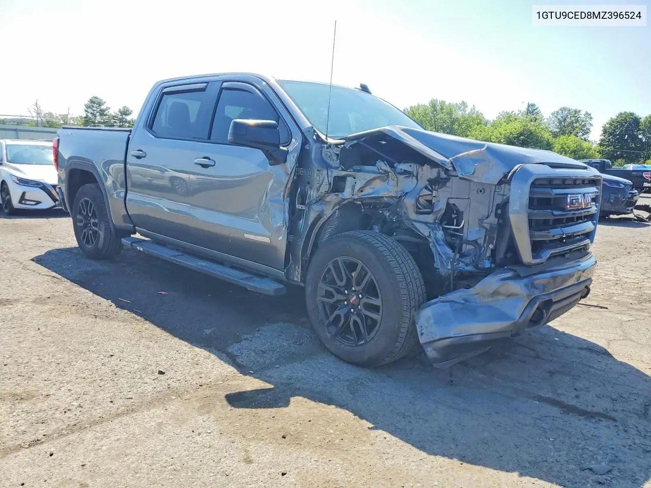 2021 GMC Sierra K1500 Elevation VIN: 1GTU9CED8MZ396524 Lot: 61391976