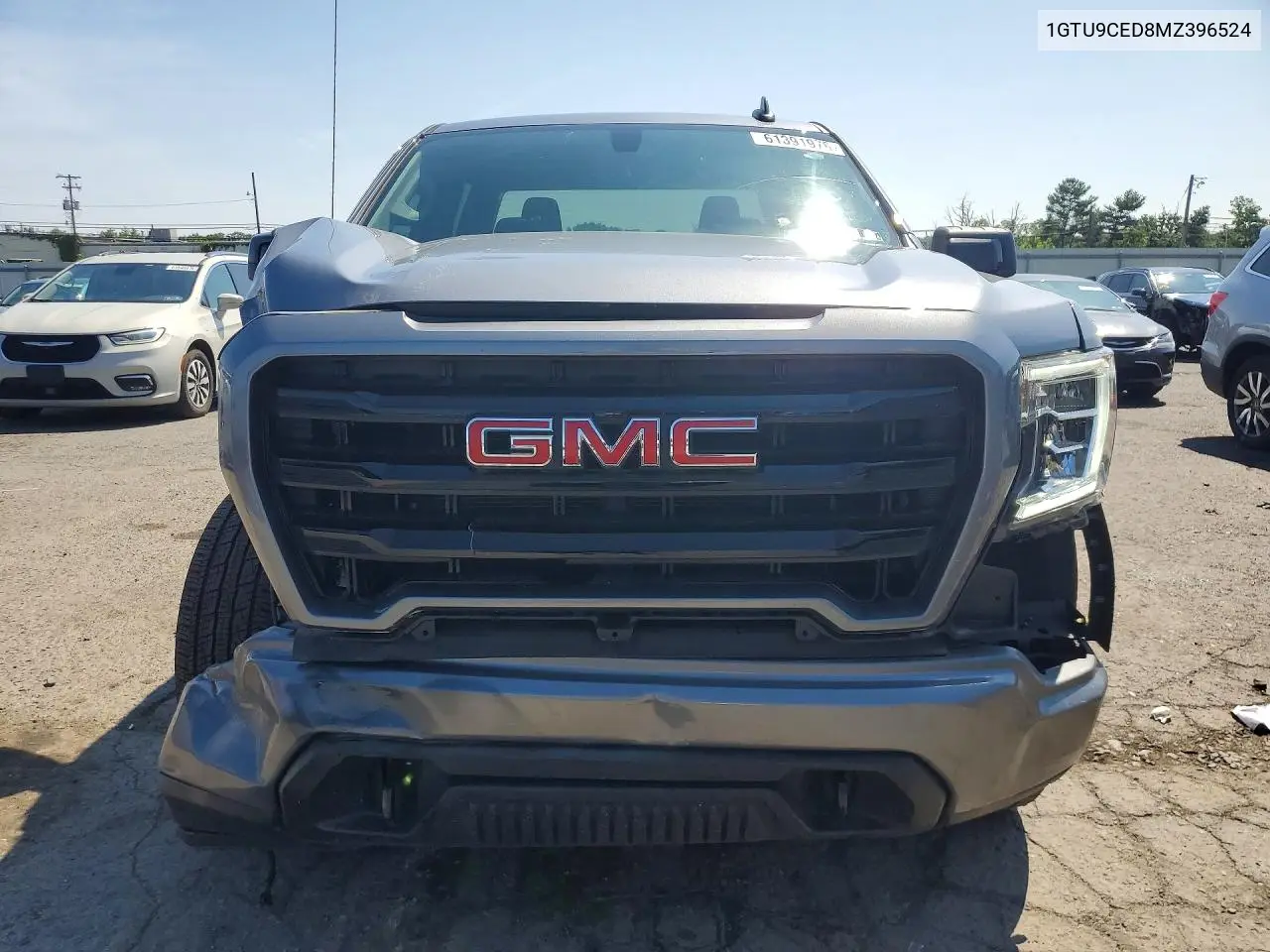 2021 GMC Sierra K1500 Elevation VIN: 1GTU9CED8MZ396524 Lot: 61391976