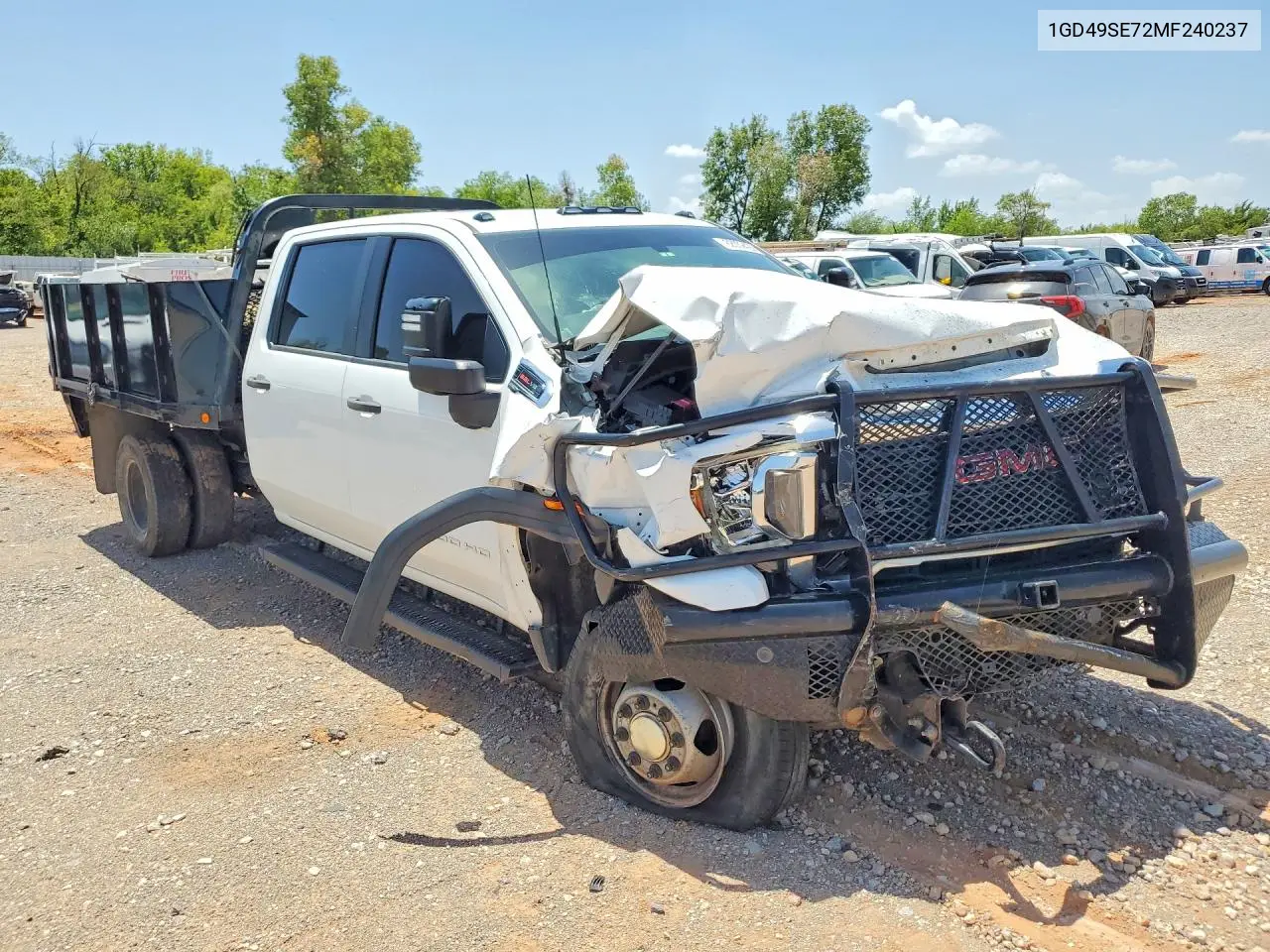 2021 GMC Sierra K3500 VIN: 1GD49SE72MF240237 Lot: 62039426